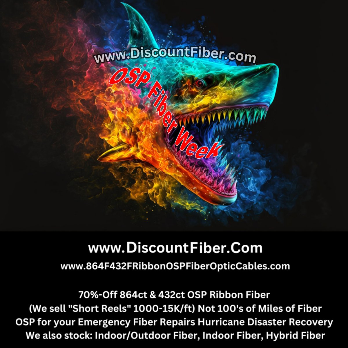 National Fiber Optic Cables Seller appreciates OSP Fiber Construction, Techs, Installers, Splicers for their diligent work in crafting splendid Fiber Networks across America. Your Splice Terminations are a true Piece of Art! #FiberOptic #OSPConstruction #TechAppreciation #network