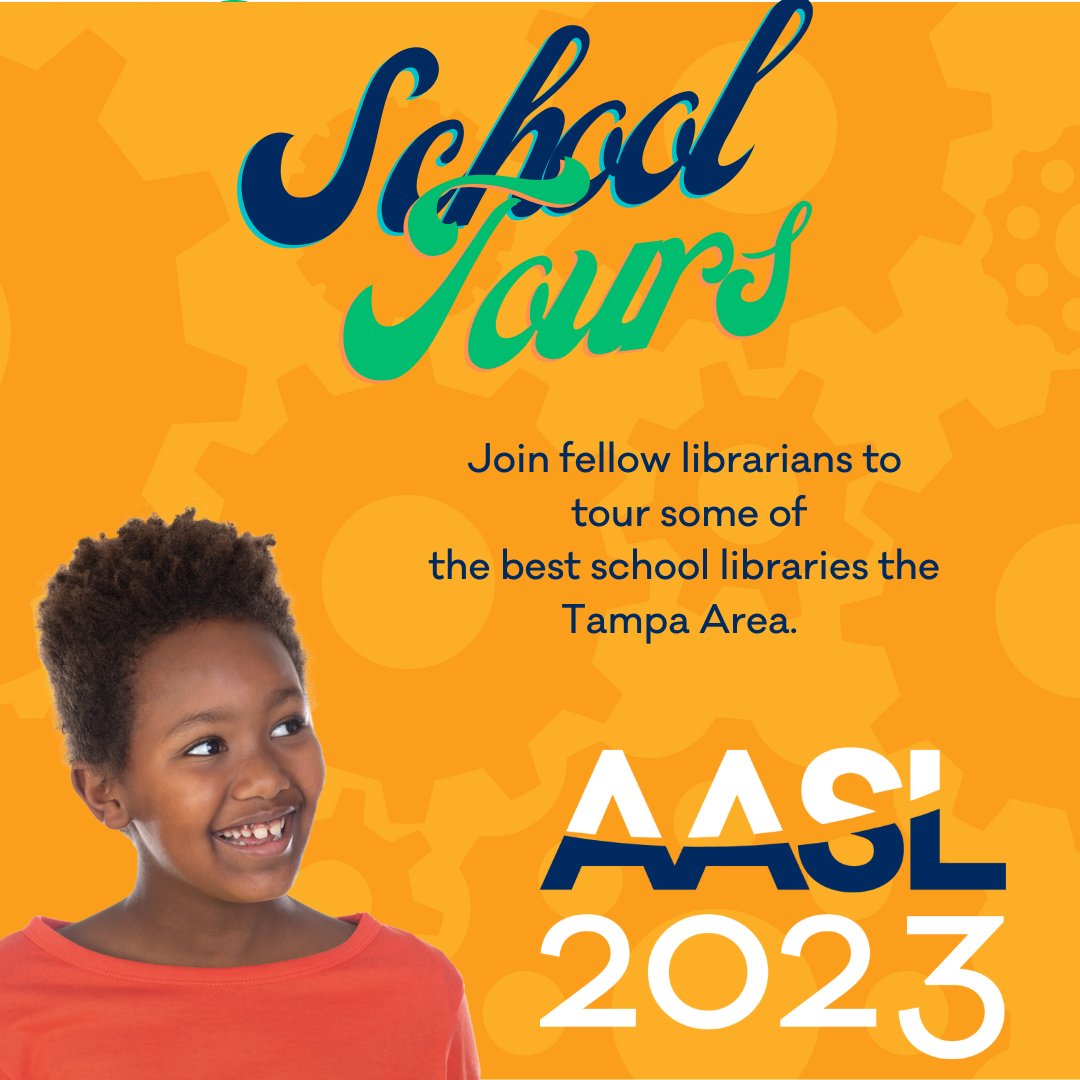 AASL (@aasl) on Twitter photo One of the best parts of AASL are the school tours! Join fellow librarians on 3 different tours. Each tour highlights some of the best libraries in the Tampa Area. Visit national.aasl.org/tours/ for more information and to register!  #aasl23 One of the best parts of AASL are the school tours! Join fellow librarians on 3 different tours. Each tour highlights some of the best libraries in the Tampa Area. Visit national.aasl.org/tours/ for more information and to register!  #aasl23
