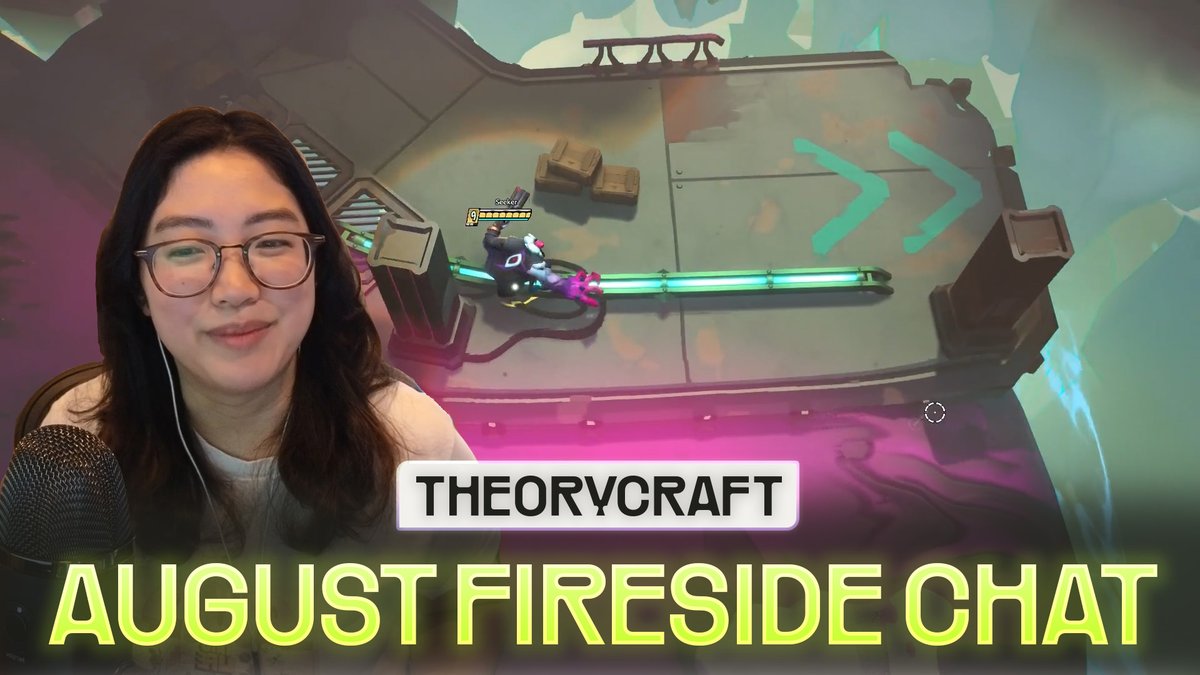 theorycraft_inc's tweet photo. ❤️‍🔥PLAYTESTERS - it’s time for a Fireside Chat with executive producer Jessica ‘@safelocked’ Nam❤️‍🔥

Watch @ https://t.co/Or2Rodvj3m

For our August playtest, Jess covers the SHMOVEMENT changes that contribute to Project Loki’s combat sandbox, as well as new hero and environment blockout, and a spicy glider tweak we piloted with our focus group.

Full patch notes will be posted in Discord later today!