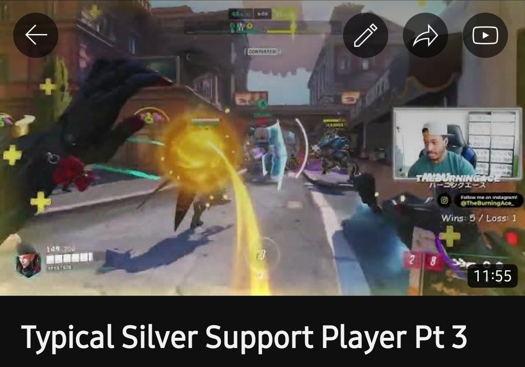 Dropping more videos from twitch to YouTube. You are more than welcome to watch and support 🔥♠️❤️  OW2 ranked games...

youtu.be/UgnG52xnfR4