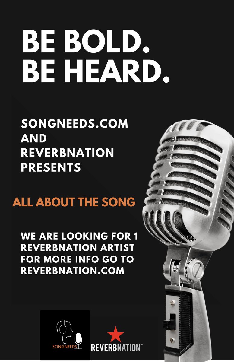 We are so excited to partner with reverbnation on this music campaign! Go to Reverbnation.com for more details! 

#music #songneeds #artist #singers #rappers #song #SingerSongHunt #VocalistSongSearch #SingerPlaylistHelp #SingerSongQuest