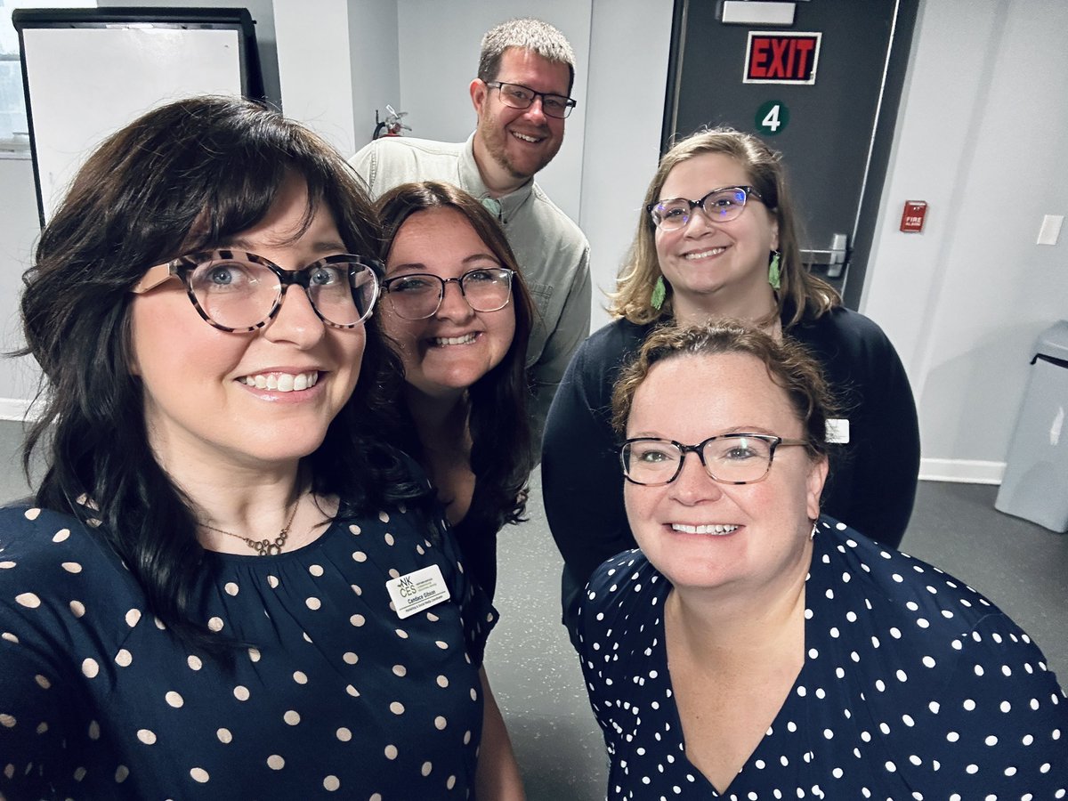 <a href="/NKCESKids1st/">NKCES</a> newbies waiting to be introduced at the first board meeting of the school year! I’m so fortunate get to work alongside this amazing group of #RippleMakers.
#ConnectGrowServe
