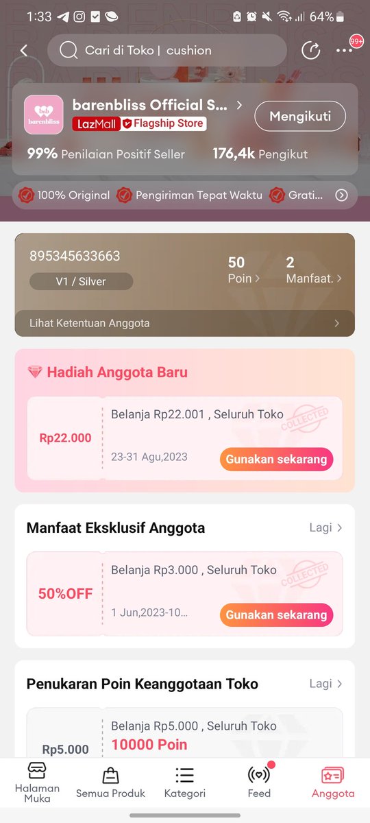 HayyuDia's tweet photo. @discountfess Klik gunakan sekarang kan ya? Hbs itu ga bisaaa huhu blank page https://t.co/AoCq3XuNvo