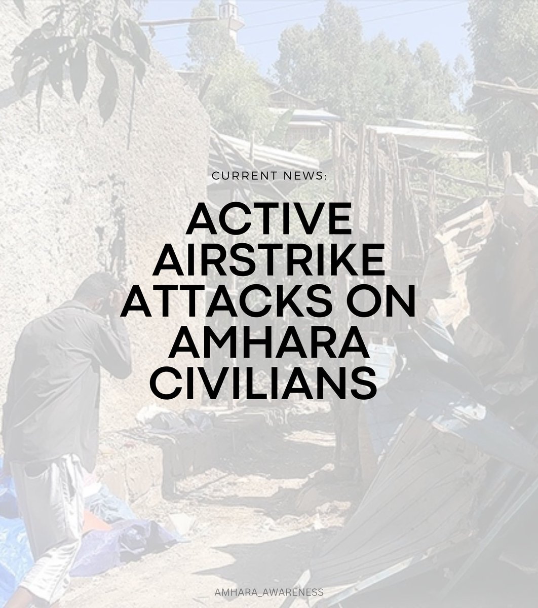 AAM_HQ's tweet photo. The #WaronAmhara has progressed to airstrikes on civilians in Finote Selam and blockage of life-saving humanitarian aid for IDPs in the Amhara region. With sweeping arrests of Amharas and the silencing of reports of this tragedy, when will the International Community intervene? https://t.co/Ck5owYImMR