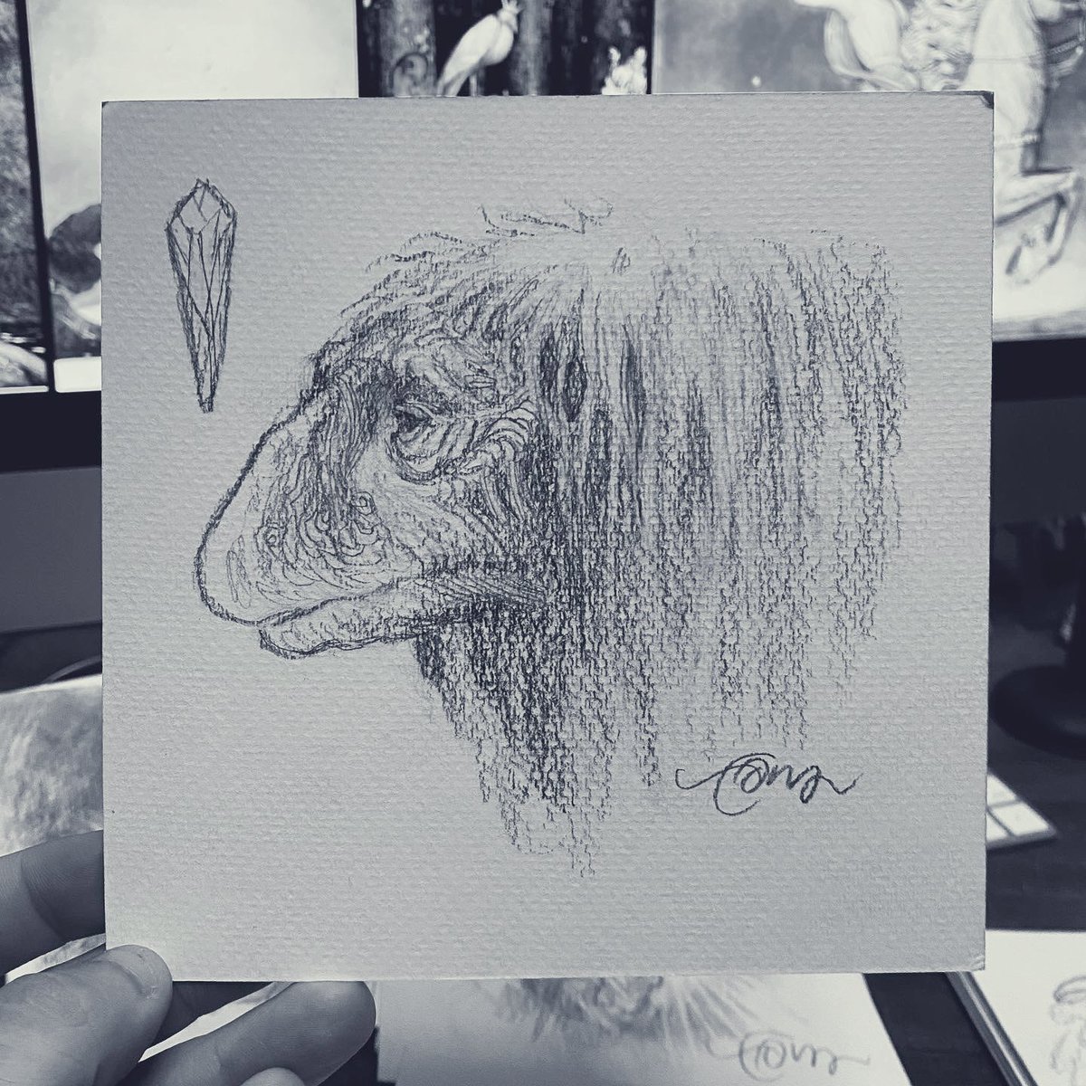 corygodbey's tweet photo. 75 original drawings for the Dark Crystal 40th Anniversary Library ✍️😮‍💨 https://t.co/1XH5ze643D