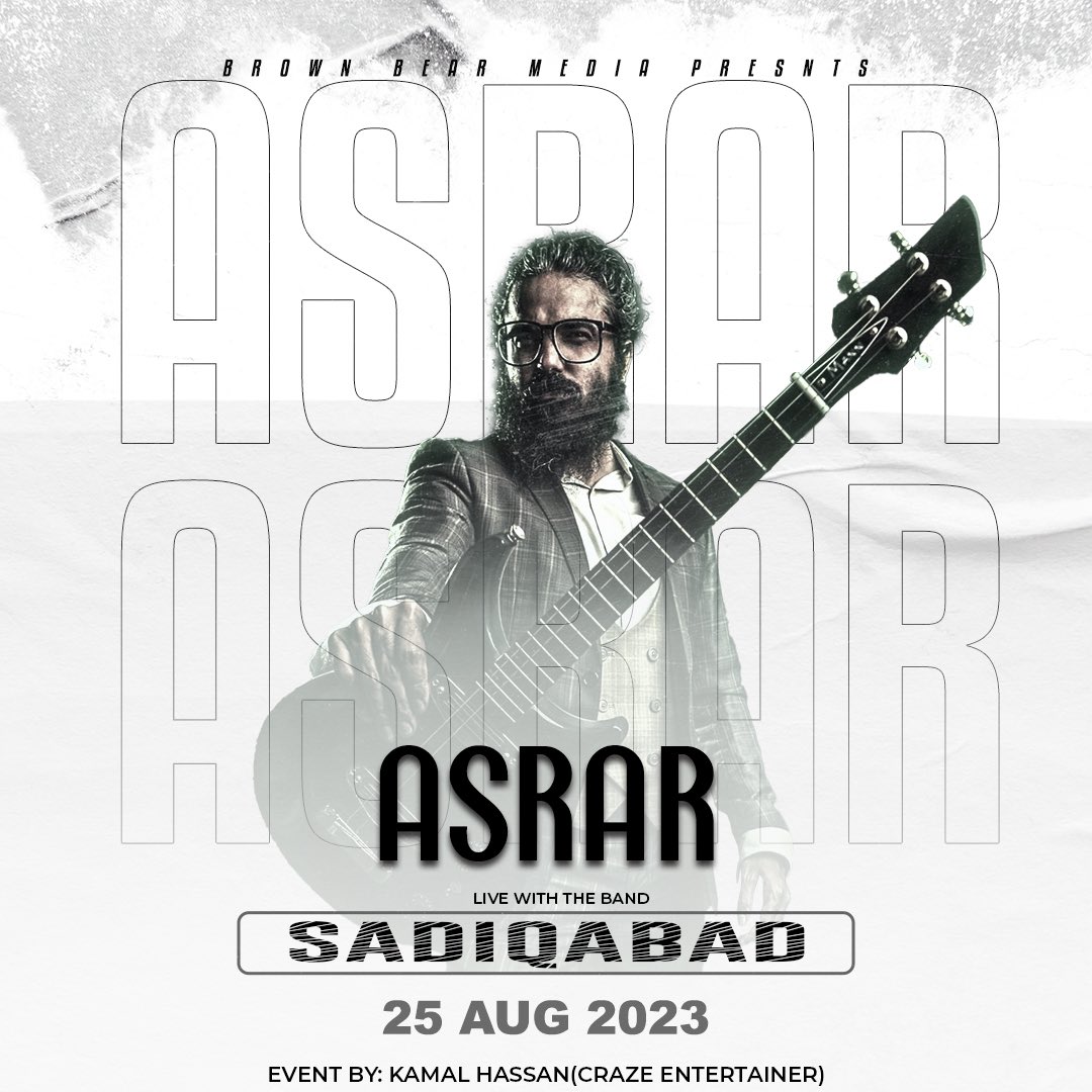 asrarmusic's tweet photo. Sadiqabad ! 
#live #stage #love #peace #humanity #asrar #asrarmusic https://t.co/QdTgwER62t