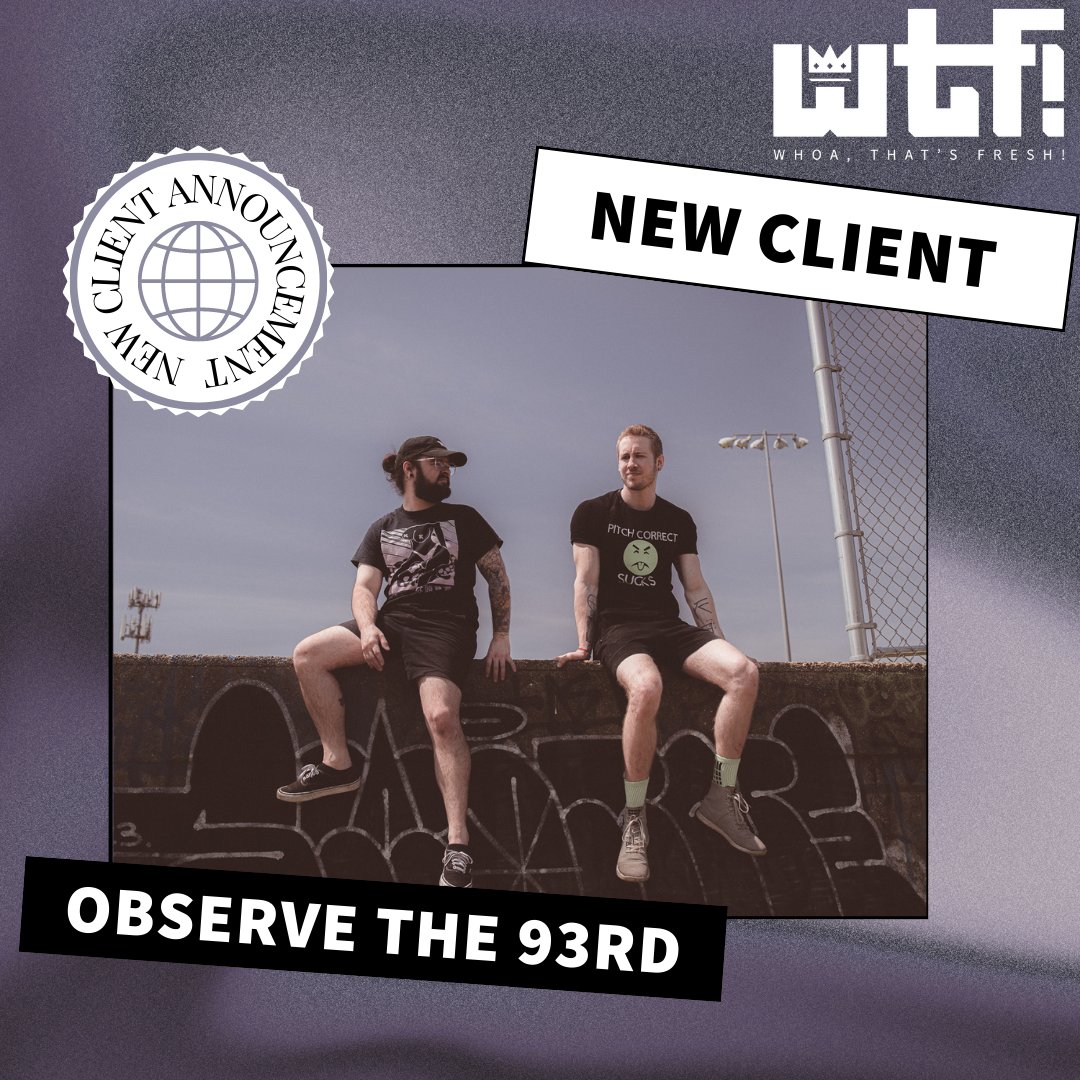 We are so excited to welcome Observe The 93rd to the WTF roster! As they gear up for a new chapter in their musical journey, they embrace self exploration and awareness. Give them a follow <a href="/observethe93rd/">OBSERVE THE 93RD</a> so you don’t miss any upcoming announcements.

observethe93rd.com