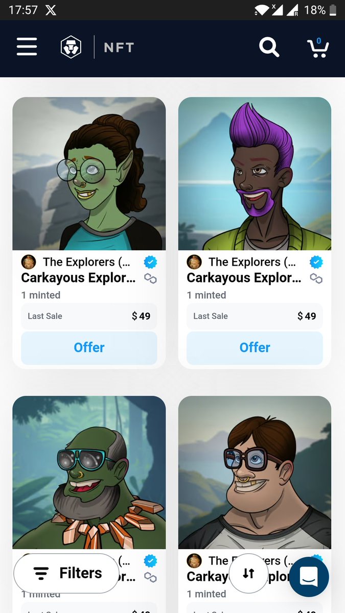 PhoenixD1100's tweet photo. @Drop_You_NFT Today there's new PFP drop by
@carkayous
which is called explorer nft which has a lot of utility one being exploring the vast continent of carkayous in look for critters
Mint price: 49$
Place:
@cryptocomnft
Get in the mint
#explorersmint23rd https://t.co/eXBqIquwnT