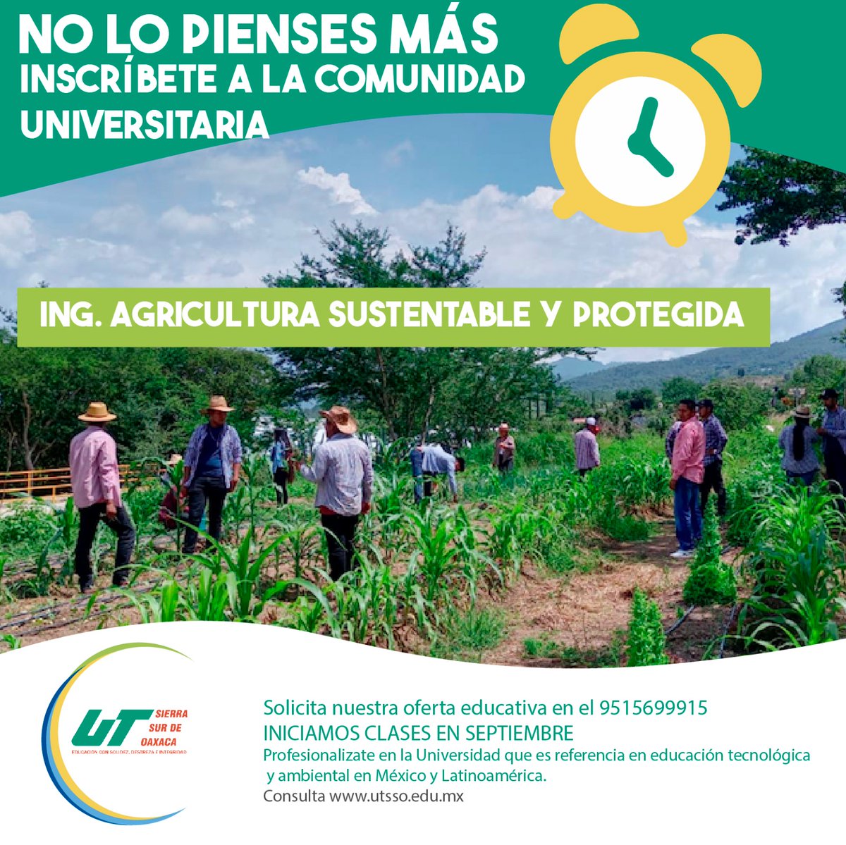 IEBOax's tweet photo. La @utsierrasuroax es una institución educativa distinguida con diversos galardones académicos, colocándose como referencia en educación tecnológica y ambiental en México y Latinoamérica. Intégrate a esta gran comunidad de #LíderesUTSSO
Aún estas a tiempo de inscribirte. 👇 https://t.co/OxjagINS6a