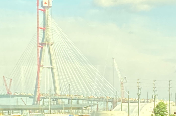 The Windsor-Detroit Bridge Authority (WDBA) hosted a meeting and tour of the Gordie Howe Bridge construction site for a delegation of OTA members, provincial association, and local community representatives.

ontruck.org/carriers-enthu…
#Trucking #WDBA #GordieHowe #GordieHoweBridge