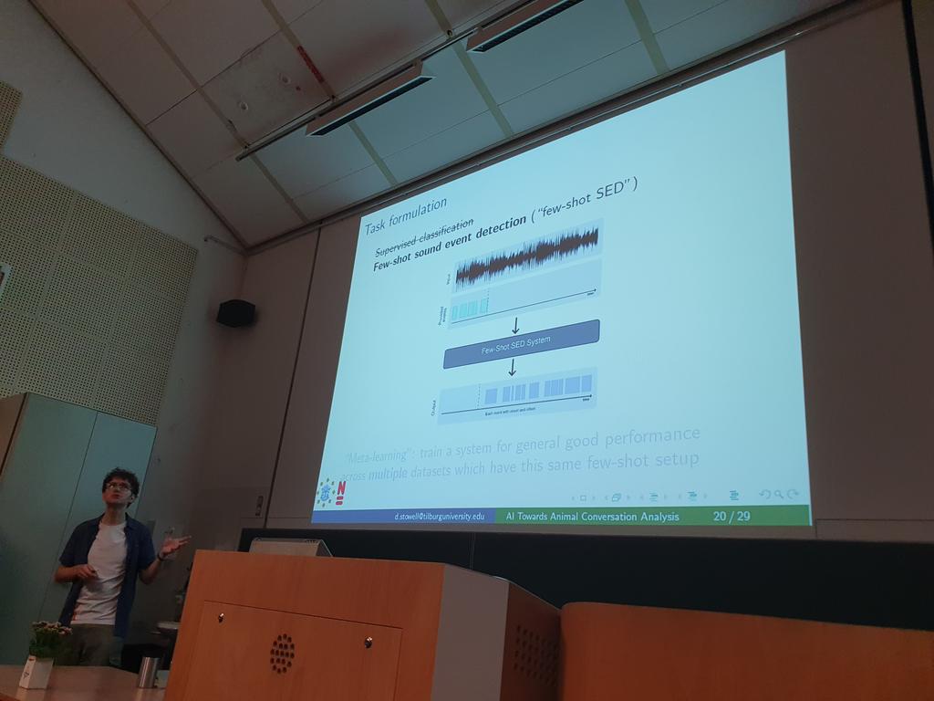 b_kriengwatana's tweet photo. It's been a few days since @2023Behaviour ended but I'm still  amazed by @mclduk talk on #AI few-shot learning for #bioacoustic classification &amp; the future of multi agent interactions  🤯 https://t.co/KF7DRJtgcG