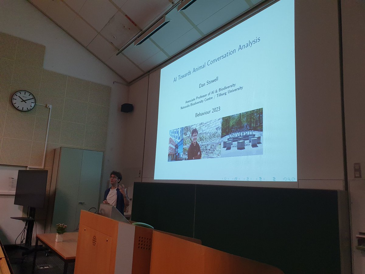 b_kriengwatana's tweet photo. It's been a few days since @2023Behaviour ended but I'm still  amazed by @mclduk talk on #AI few-shot learning for #bioacoustic classification &amp; the future of multi agent interactions  🤯 https://t.co/KF7DRJtgcG