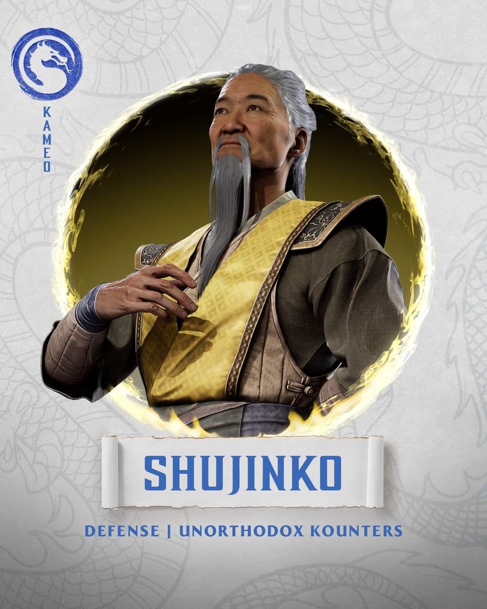 Shujinko Kameo render. So happy to see him back. #MortalKombat1
