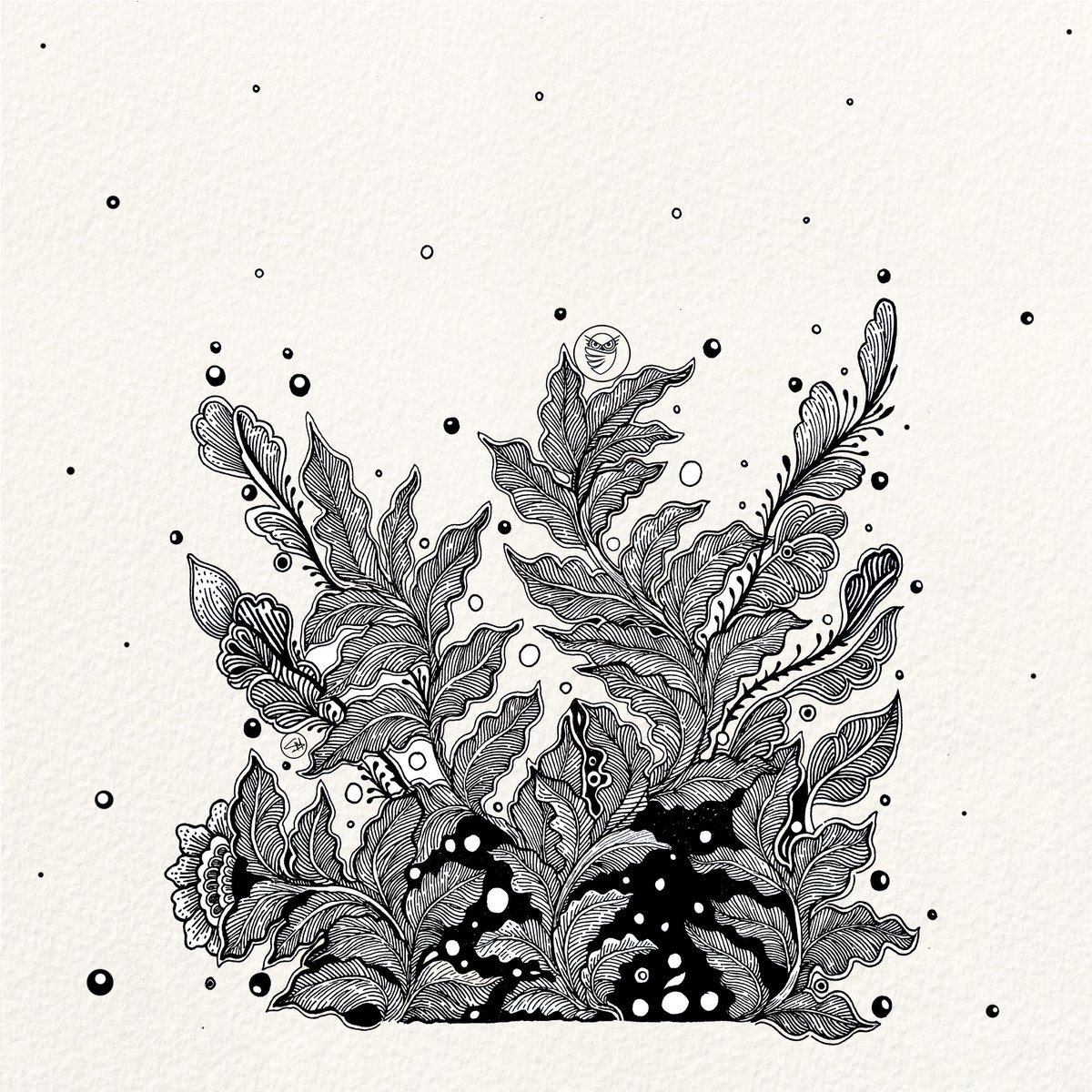 Shanamsart's tweet photo. I'm excited to unveil my latest work.
'Ink Reverie' is my heartfelt tribute to the endless happiness my flourishing plants bring. Enjoy nature's vitality, celebrating life's radiant shades. #InkArt #ArtistsOnX #MSFighters https://t.co/wMvgwBUupI