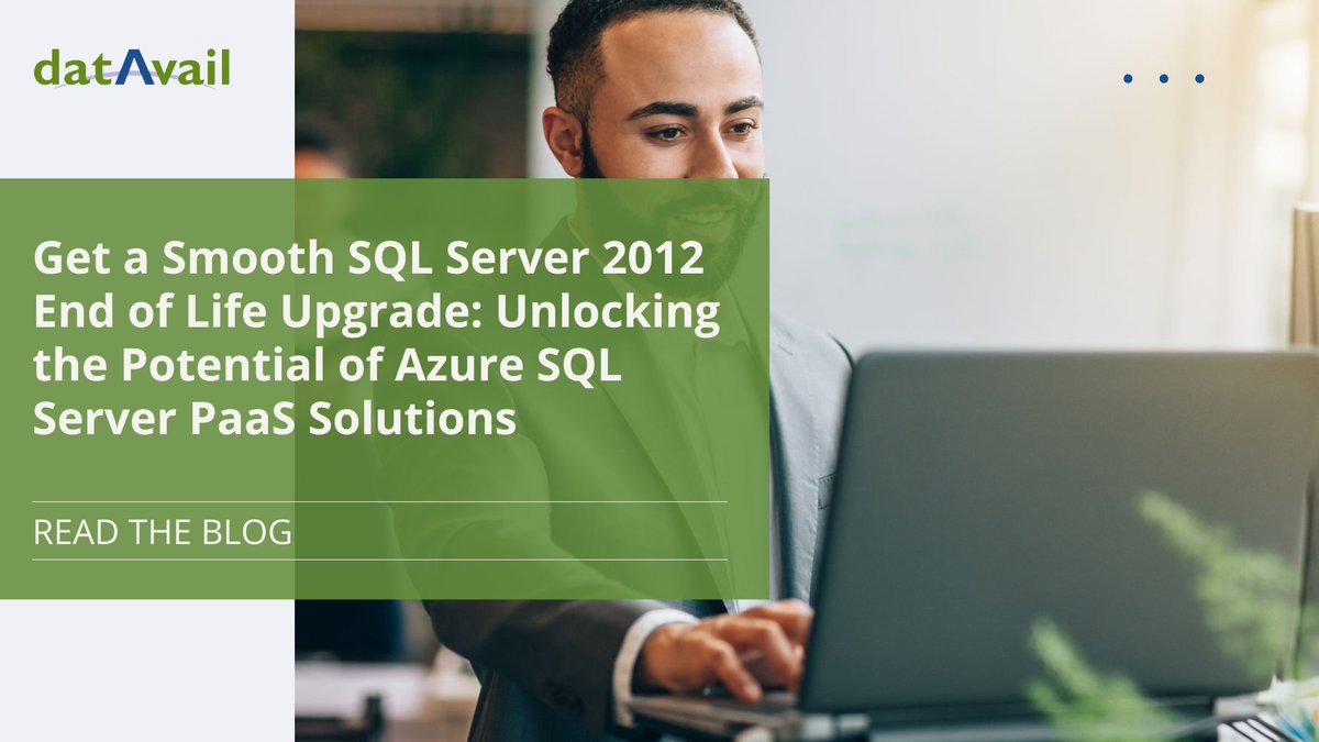 datavail's tweet image. Migrating #SQLServer2012 to Azure's PaaS solutions like Azure SQL Managed Instance and Azure SQL Database can streamline management while enhancing scalability and future-proofing. Read the blog to learn more. bit.ly/3OL2bG1
#SQLServer #Azure #Database #sql #sqldatabase
