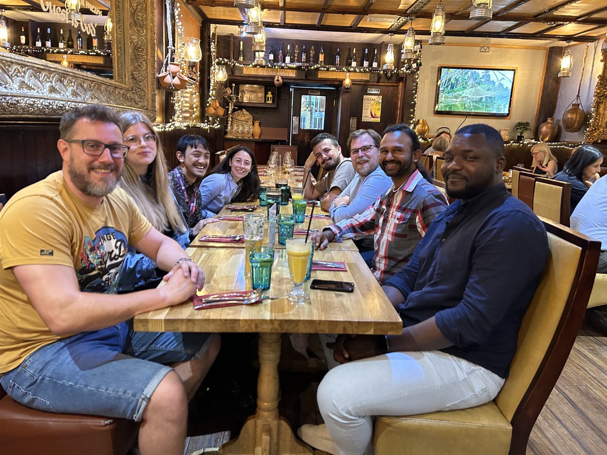 Saying goodbye to ⁦<a href="/CP_Hunter/">Cameron Hunter</a>⁩ and ⁦<a href="/olamideDIY/">Dr. Olamide Samuel</a>⁩ with ⁦<a href="/SaarElisabeth/">Elisabeth Saar</a>⁩ @ludovicacastel5 <a href="/dehaf18/">Deden ᮓᮦᮓᮦᮔ᮪</a> ⁦<a href="/jacoposcita/">Jacopo Scita</a>⁩ and ⁦<a href="/andrewfutter/">Andrew Futter</a>⁩