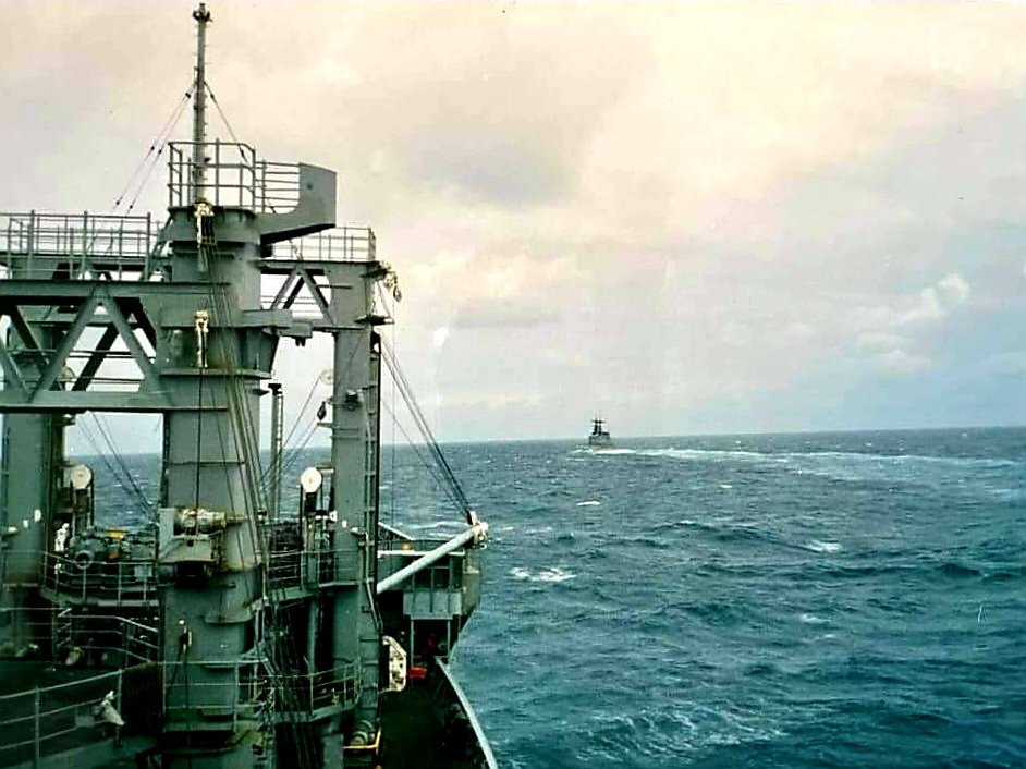 USS PYRO AE-24
Persian Gulf, 1990
#Marine #Maritime 
#DesertShield #DesertStorm
#GulfWar #History
