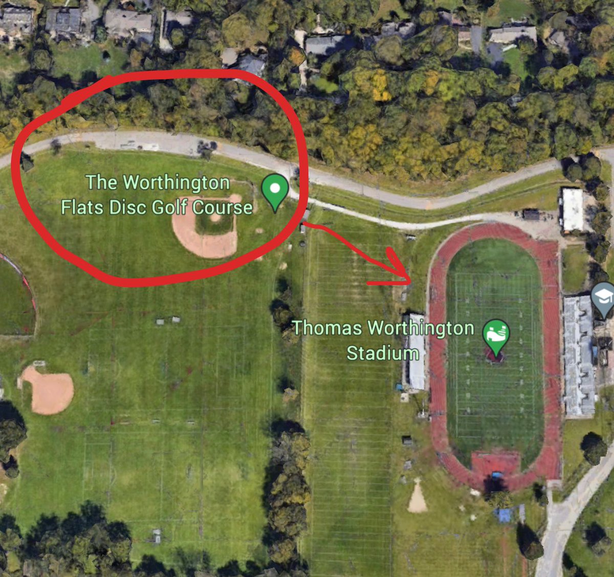 ATTENTION WOLVES‼️ We will be having a tailgate before the Thomas game on Friday. The tailgate and parking location is circled below. We will enter the stands together through the entrance by the arrow. Tailgate will be from 5:30-6:30, snacks and drinks provided. LETS GO‼️🐺🐺