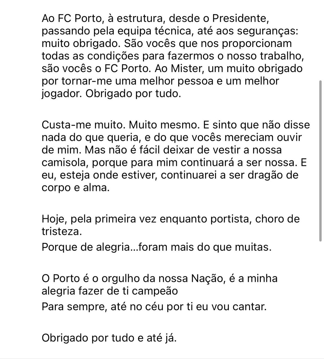 A mensagem de Otávio 💙