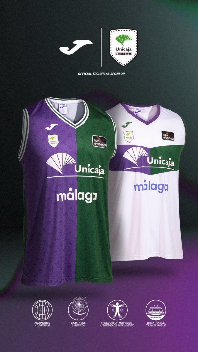 “Tu himno, tu bandera, tu camiseta”🙌🏀

@unicajaCB presenta su nueva equipación✨

#WhatMovesYou #WeAreBasketball