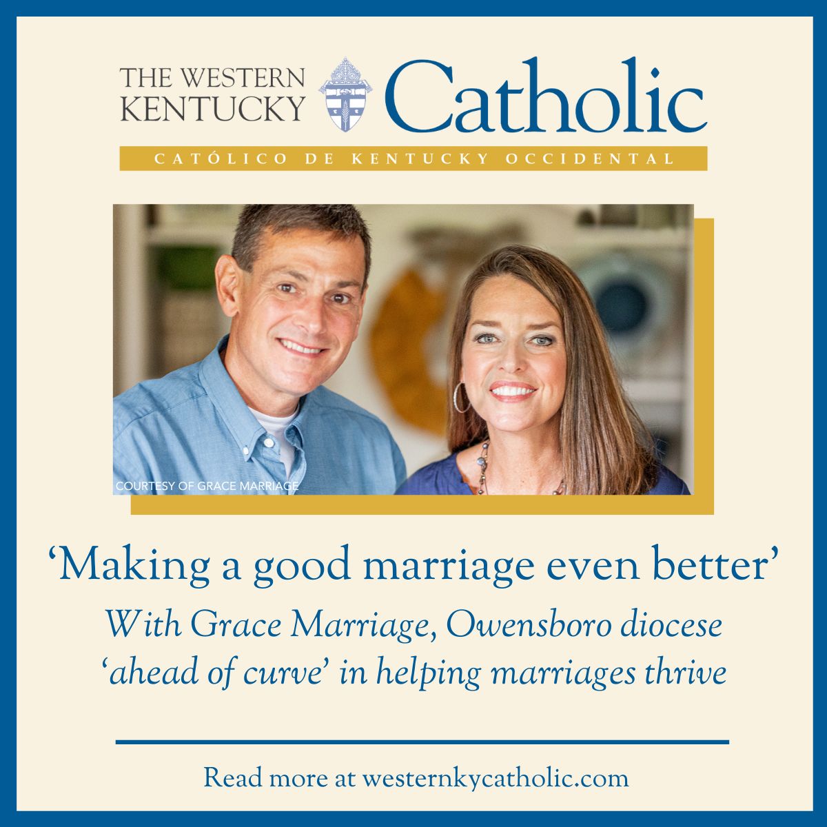 Diocese of Owensboro (@owensboro1937) on Twitter photo āWe donāt just want people to get married ā we want them to stay married and have joyful marriages,ā says Danny May, director of Diocese of Owensboro Office of #Marriage & Family Life, about <a href="/grace_marriage/">Grace Marriage</a>.
Read more: westernkycatholic.com/.../making-a-g⦠āWe donāt just want people to get married ā we want them to stay married and have joyful marriages,ā says Danny May, director of Diocese of Owensboro Office of #Marriage & Family Life, about <a href="/grace_marriage/">Grace Marriage</a>.
Read more: westernkycatholic.com/.../making-a-gā¦