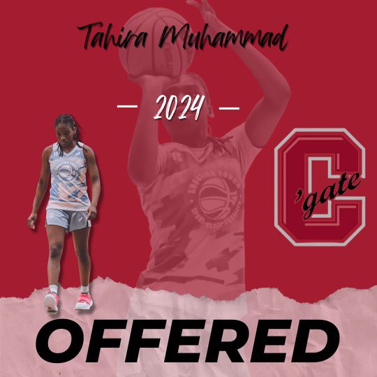 Tahira Muhammad (@tm_u15) on Twitter photo I am blessed to receive an offer from <a href="/ColgateWBB/">Colgate Women’s Basketball</a>. Thank you to Coach G <a href="/NurseGMO/">Ganiyat A. (Coach G)</a> and the rest of Colgate’s staff for the opportunity! I am blessed to receive an offer from <a href="/ColgateWBB/">Colgate Women’s Basketball</a>. Thank you to Coach G <a href="/NurseGMO/">Ganiyat A. (Coach G)</a> and the rest of Colgate’s staff for the opportunity!