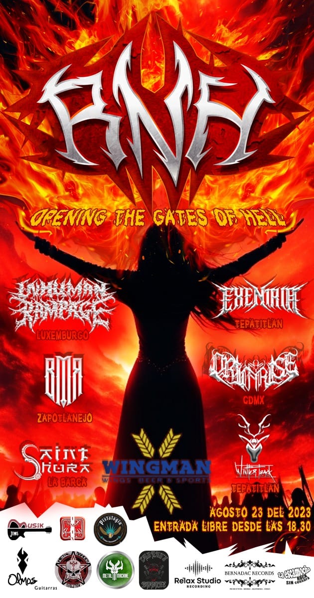 Hoy en #WingmanTepatitlán en Jalisco se presentan
<a href="/SaintShuraBand/">Saint Shura</a>
<a href="/BMRoficial/">BMR</a>
<a href="/OrionRise/">OrionRiseMX</a>
<a href="/ExentriaBand/">Exentria</a>
<a href="/wintertrackpj/">Winter Track</a>
y #InhumanRampage