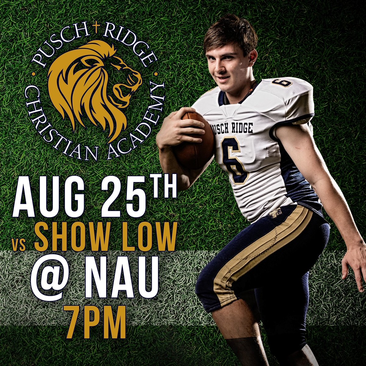 PRCAFootball's tweet image. 2 days until it begins! Friday August 25th Kickoff @7pm. Come get out of the heat and head up to watch your 2023 @PRCAFootball take on the Show Low Cougars @NAU_Football Walkup Skydome! #4him