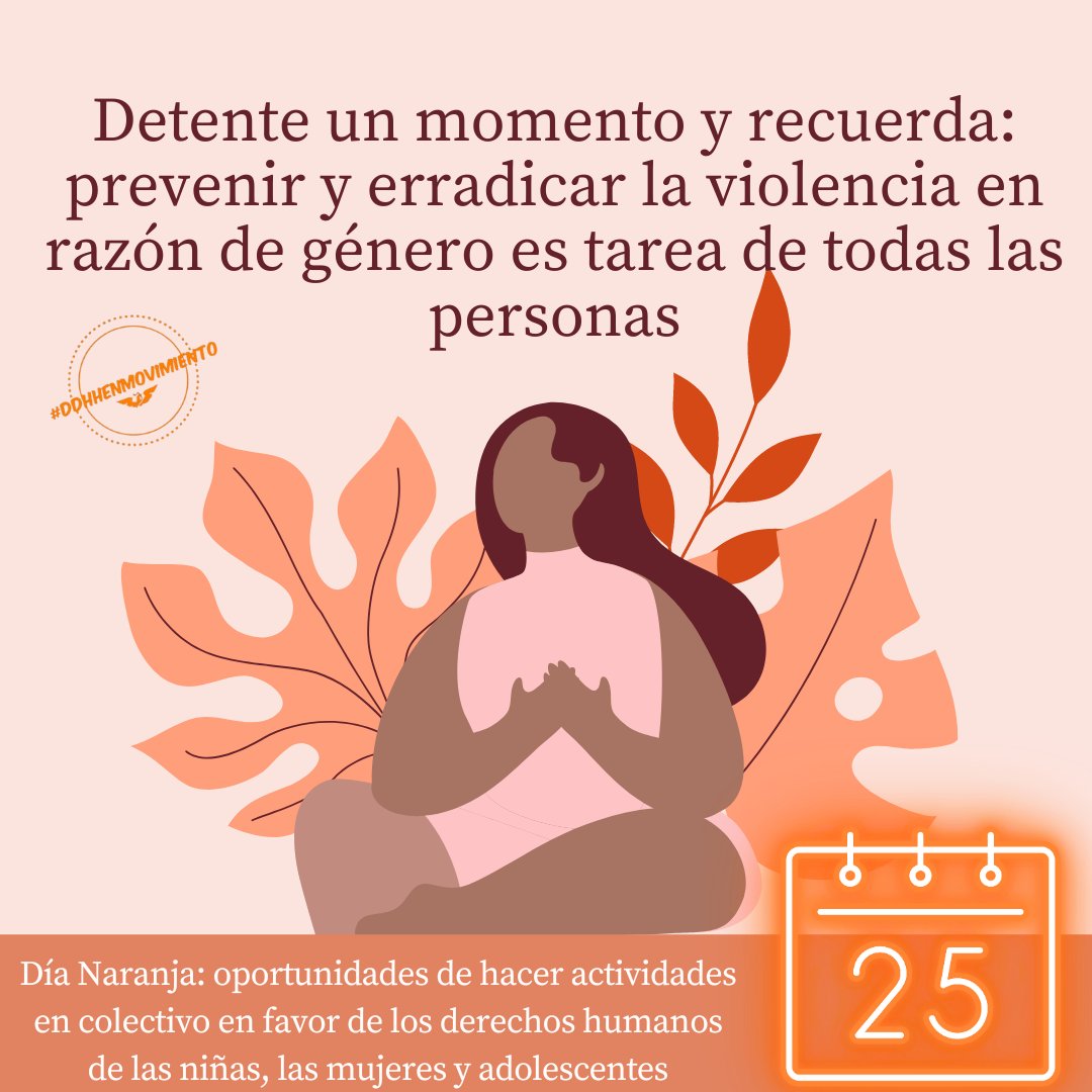 DipLauraDDHH's tweet photo. 🧡En el marco del #DíaNaranja, recordemos que la violencia política en razón de género, la violencia sexual, los feminicidios y cualquier tipo de violación a los derechos humanos de las mujeres se previenen y radican en colectivo. Sumemos acciones que lleven los #DDHHENMOVIMIENTO https://t.co/cIEtGbSeuZ