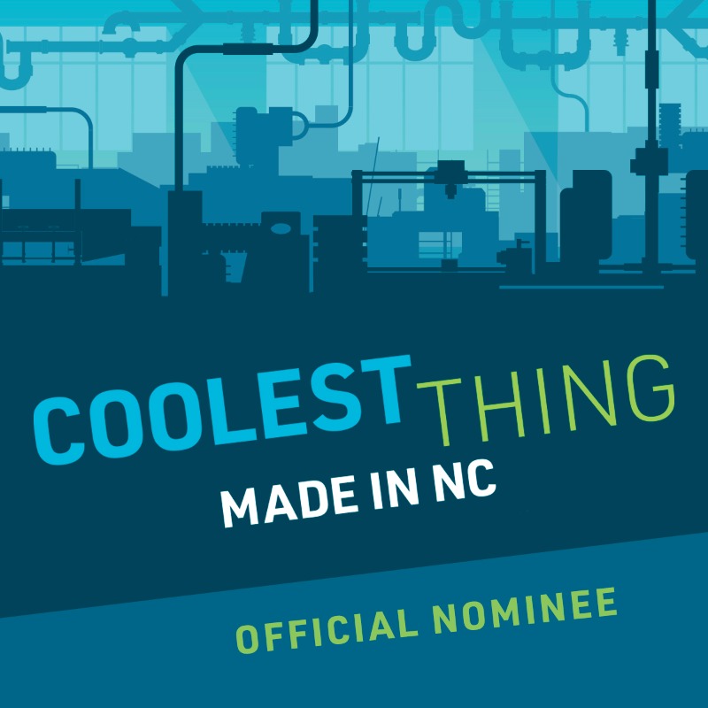 NCChamber's tweet image. More nominees for the #CoolestThingMadeinNC: @Sheetslaundry, @350cheesestraw, @CarolinaCarpor1, @DiveplaneAI, #OpieWay, #MatthewKellyPottery, @2houndsdesign, #Restor3d, @MusicMedic, #BurnBagsUSA, #AwakenNCBeardBalm. Congratulations! Voting starts at 10 a.m.!
