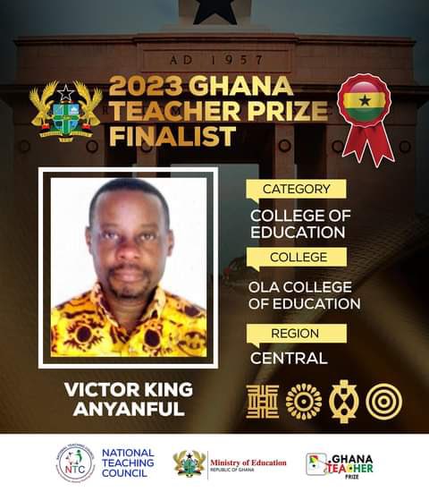 Congratulations <a href="/KingAnyanful/">Victor King Anyanful</a> for being part of the Top 5 Finalists for Colleges of Education Most Outstanding Tutor Category. We wish you the very best.
