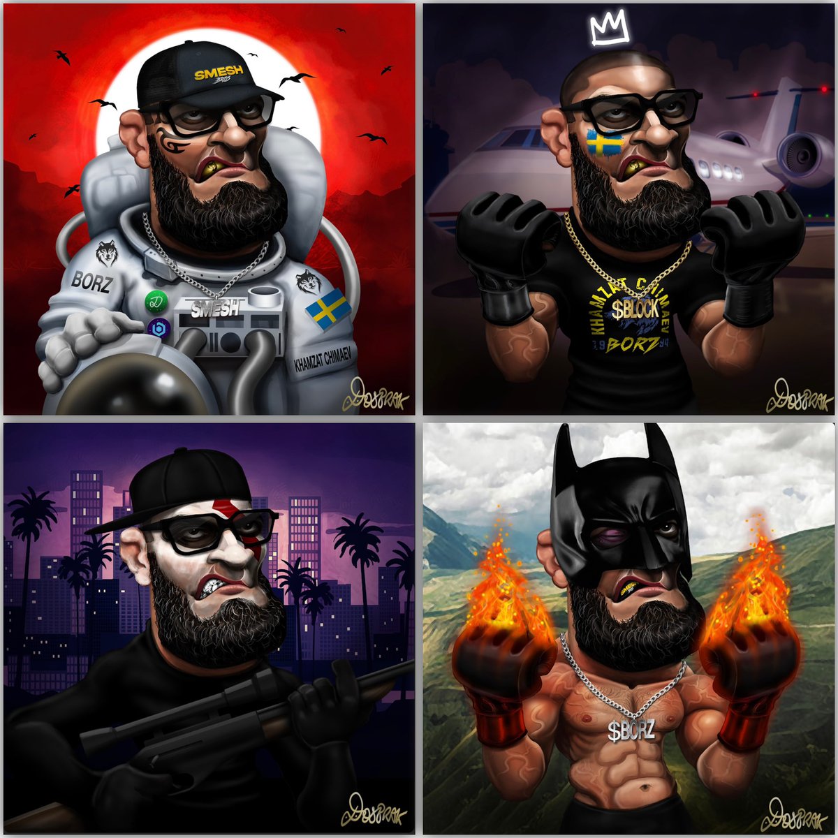 vaughny1's tweet photo. @KChimaev x @dosbrak brought to you by the leaders in Web 3 Digital Art and pioneers in the world of MMA (soon to be sport) @Blockassetco !
#smesheverybody #blockasset #nfts https://t.co/q7fWOfJD3v