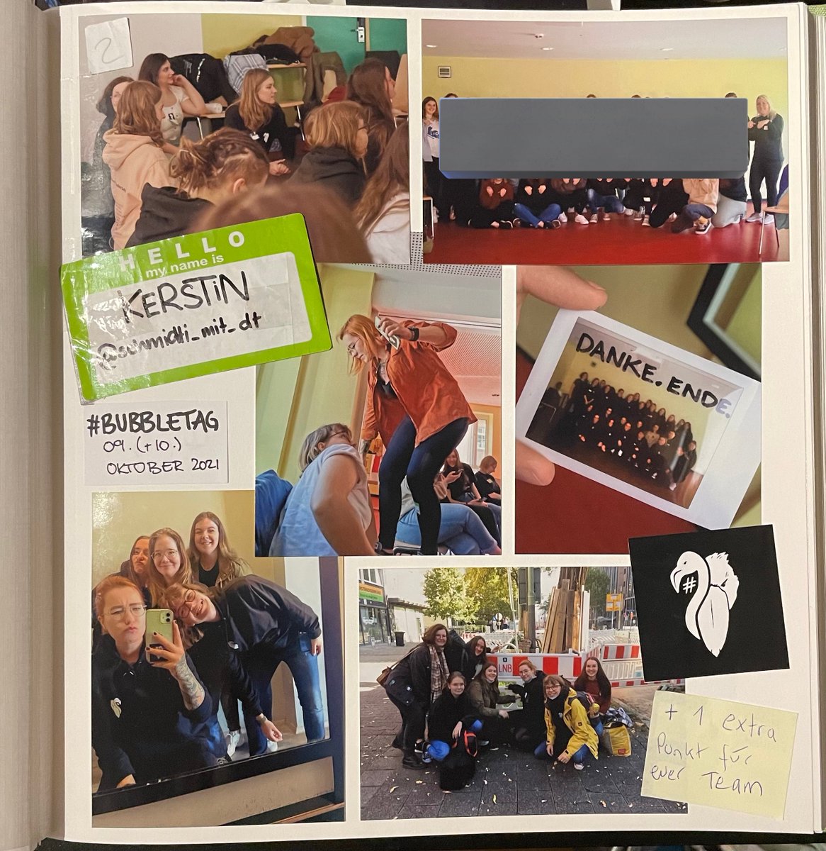 schmidti_mit_dt's tweet photo. bastel grade an meinem fotoalbum und hach irgendwie hat da alles so ein bisschen angefangen #bubbletag https://t.co/68KnKVqFF3