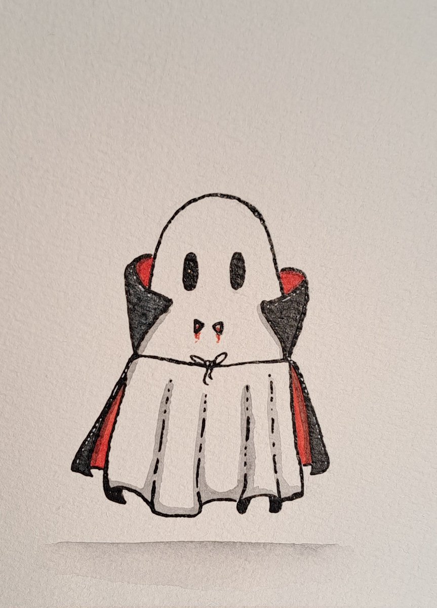 #AuGHOST2023 

Day 23: vampire 

#kleineKunstklasse