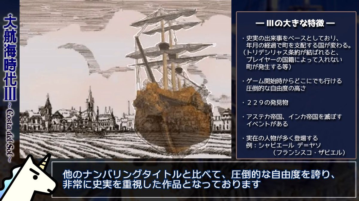 PCゲーム Costa 大航海時代III Sol del