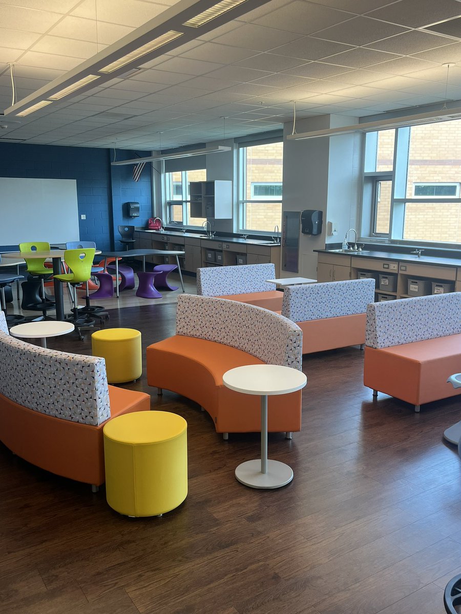 Welcome to the new school year, SD81! 21st century learning across the entire district, with new flexible seating at LMS! #wearesd81 #sd81engage