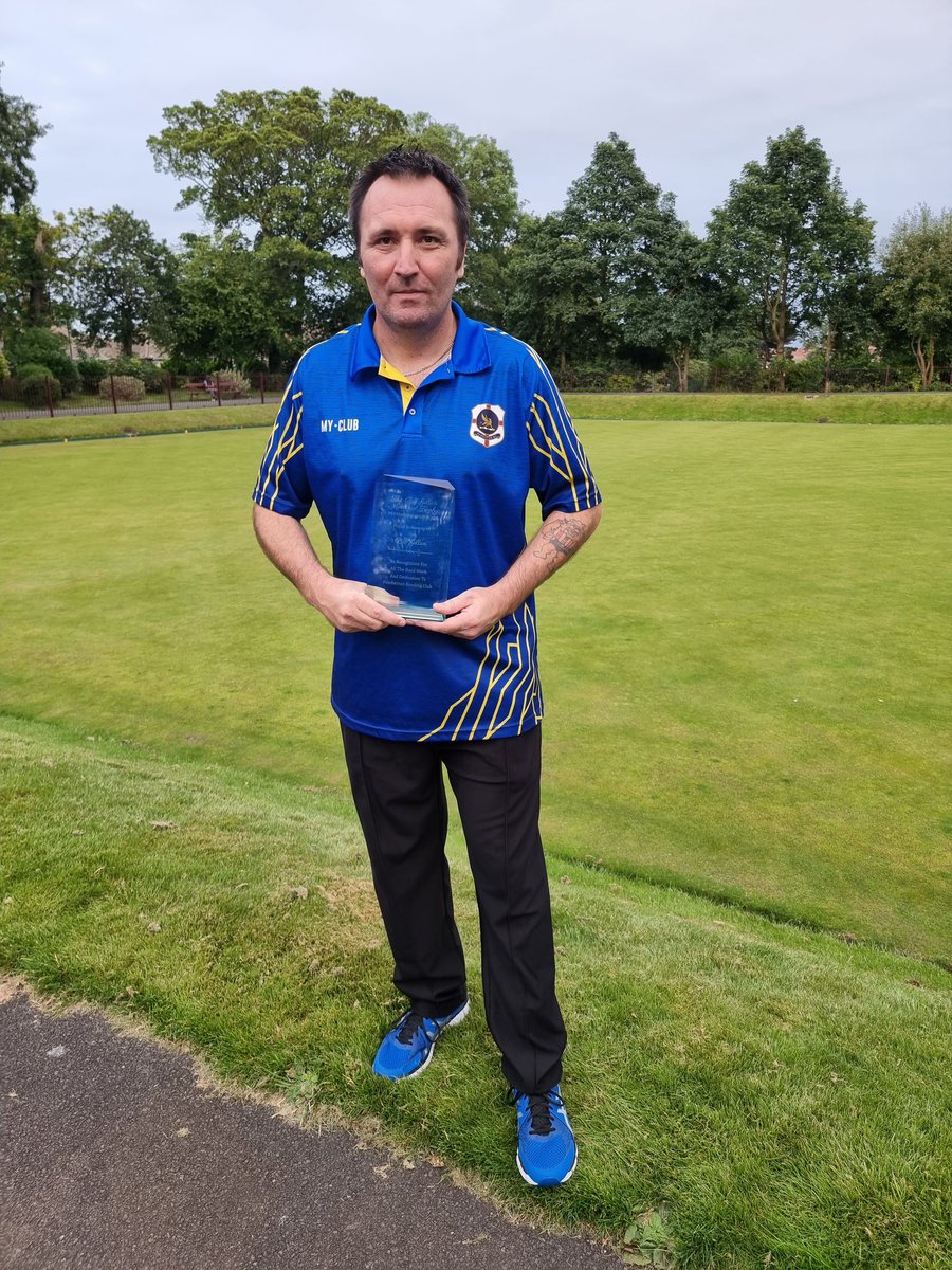 BowlsPemberton's tweet photo. Congratulations to Michael Noble, our first Bob Gillan Trophy Champion. https://t.co/qezKmVmsek