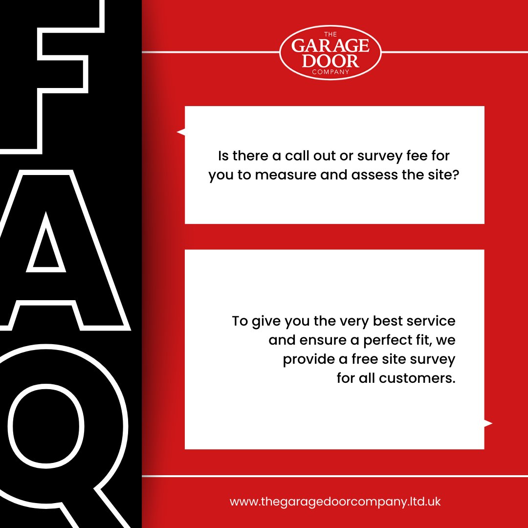 TGDCO's tweet photo. 🆓 The best way to begin your garage transformation is by arranging a FREE survey with our team. We'll be able to provide recommendations on which garage doors suit your home and lifestyle 🏡 🤝.

📲 https://t.co/OaSEHC7bOi

#thegaragedoorcompany #garagedoor #garagedoors https://t.co/ZlSWJZg1zg