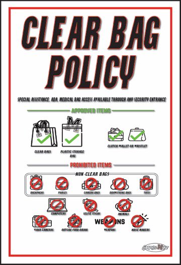 Maricopa Unified School District has a clear bag policy for all events this year