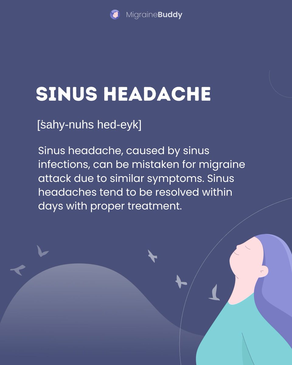 Sinus Headaches: A Complex Link to Migraine Attacks 

Research suggests sinus headaches may trigger or worsen migraines due to shared symptoms and pain escalation. Understanding this connection is vital for effective 

 #SinusHeadache #MigraineAwareness# MigraineBuddy
