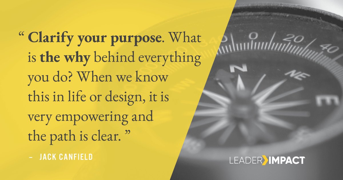 Knowing the 'why' makes it easier to see the path you should take.
#leadership #purpose