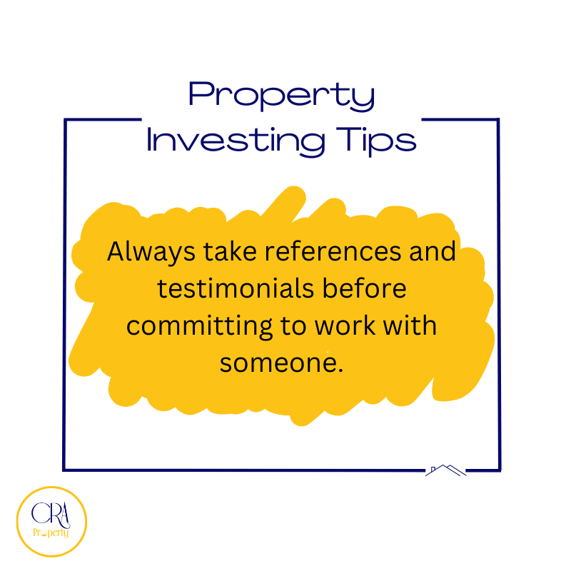 CRA_Property's tweet photo. Always take references and testimonials before committing to work with someone.

#propertyinvestingtips #propertyinvesting #propertyinvestment #cra_property #duediligence #references #tenantchecks #testimonials https://t.co/94mxNGIu2i