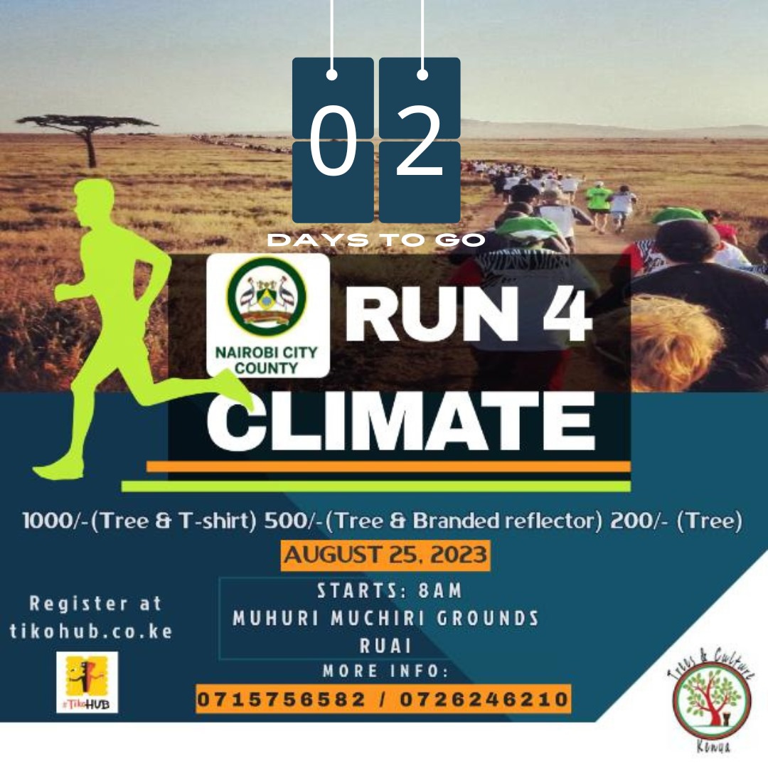 oceanyouthorg's tweet photo. Hey guys! Are you gearing up for Friday? Are you getting your mbogi ready to do something for the community at Sewage? It's T-minus 2 days to go. Remember to get your tickets via: https://t.co/9o26mcyk4r

#Nairobirun4climate https://t.co/Ys6b8WzNXU