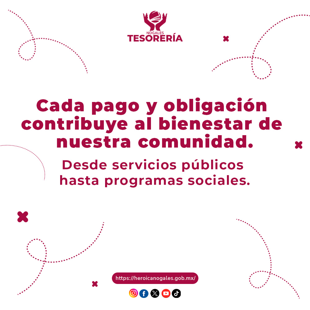 tesodenogales's tweet image. En la #TesoreríaMunicipal cada pago y obligación es un paso hacia un futuro sólido, y prometedor.
¡Juntos, construimos un Nogales más fuerte, y próspero para todos! 🌵🤝
#NogalesSonora #CiudadanosInformados #ProgresoParaTodos #pagoseficientes #tesoreríatransparente