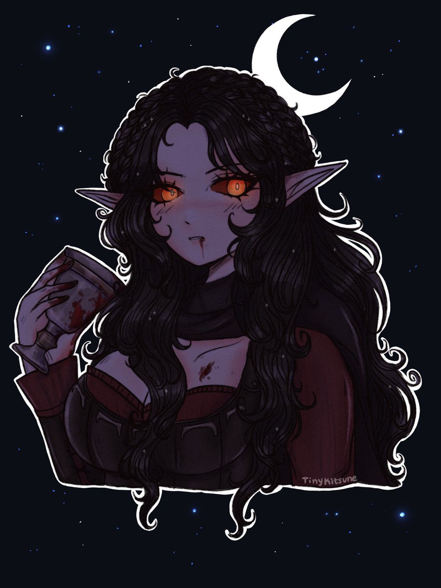 tinykitsunearts's tweet photo. serana fanart 🌙
with long hair and ears because i said so
#Skyrim #theelderscrolls #Fanart #seranaskyrim #serana #AnimeArt #waifu https://t.co/xkJSM1TlXV