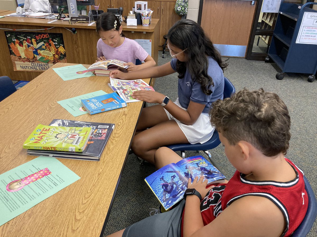 DooleySchool54's tweet photo. Look at these readers! We’re so happy to have students checking out our library books again!
#ReadingIsASuperPower
#DooleySuperPowers #WeAre54 #DooleyFamily https://t.co/bFEh6aeV5X