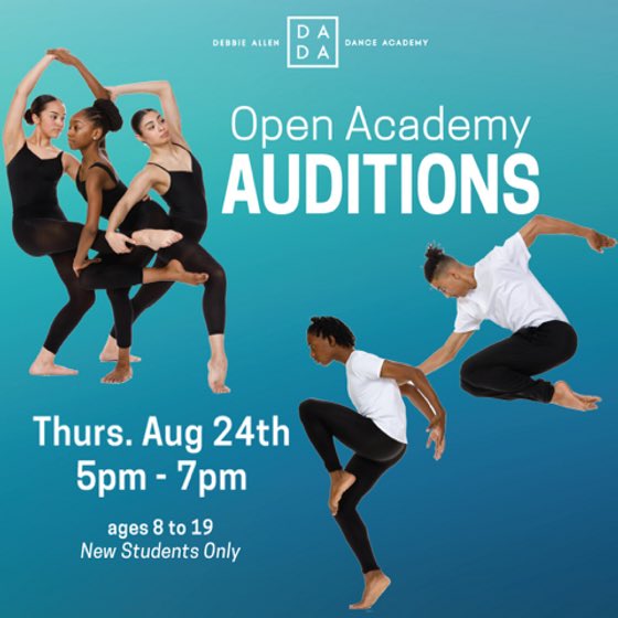 OfficialDADance's tweet photo. This THURSDAY! Have you registered for our Open Auditions yet? Use the link below to sign-up. 🩰💃🏾
https://t.co/81JQmoGtHG
#DADA #debbieallendanceacademy #auditions #registernow #thisweek #dance #danceLA #dancestudio #dancers #LAdancestudio #losangeles https://t.co/vEpLx8FdEV