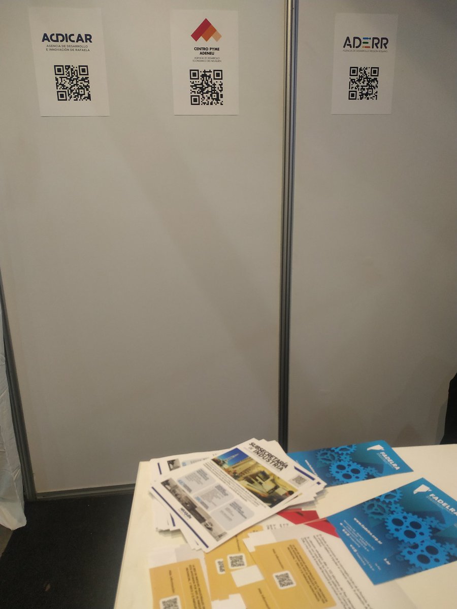 FadelraARG's tweet photo. @Adeneu presente junto a #FadelRa en la 1er Exposición de Parques Industriales #stand5 https://t.co/IHAHaEkA52