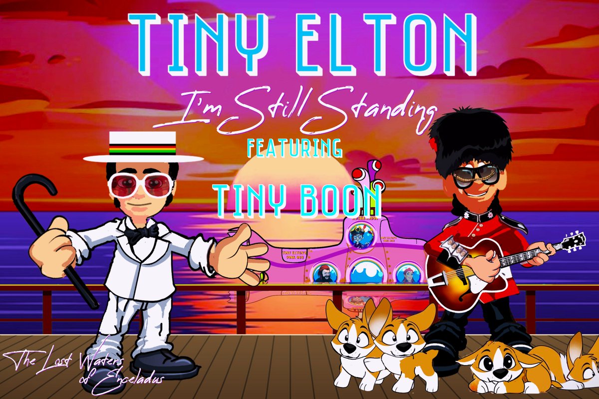 MagicalMusicMan's tweet photo. About to drop
#TinyElton does #imstillstanding #musicanimation
featuring #tinyboon from #tinylevel42 & many others
#music #80s #art #animation
@eltonofficial @bongosaloon #boon @level42official
@Corrrine @FondantMoose @MarkTob80459207 @Phleeper @RealPamster @oldmenwguitars https://t.co/1TQjFqI4vV