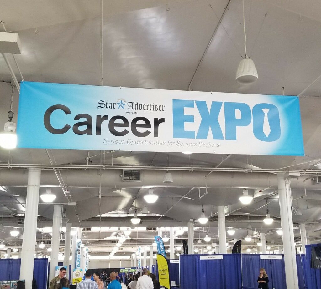 Join us at the @StarAdvertiser Career Expo today through 2 p.m. at the Blaisdell Exhibition Hall! Come and say hi! #alohacarehawaii #careerexpo